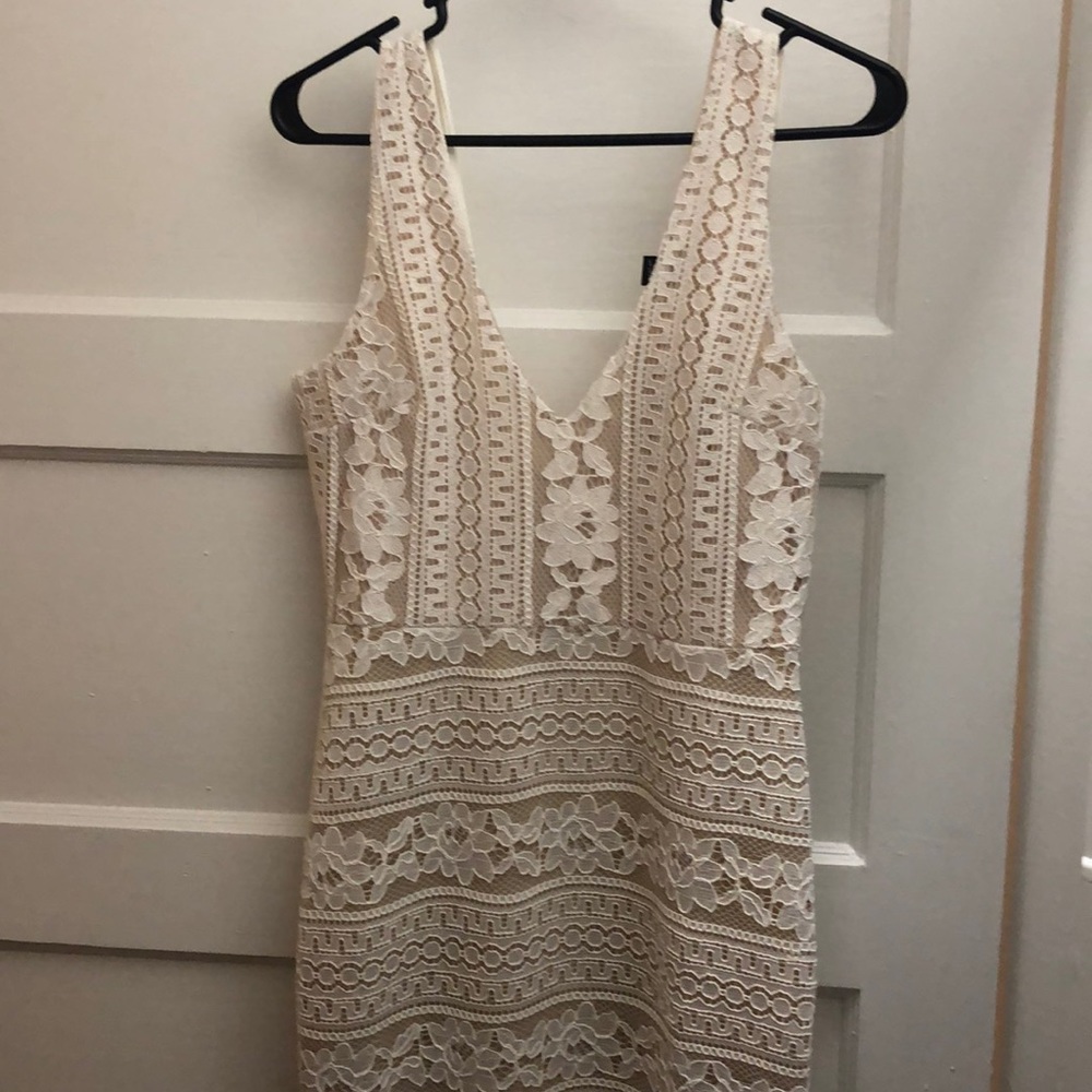 Forever21 White and Cream Lace Dress